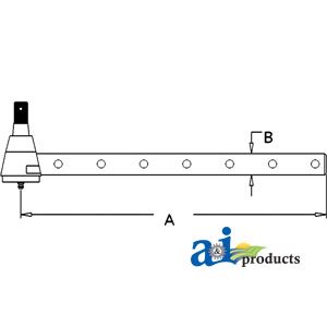 UJD00937    Tie Rod---Long---Replaces AR63591